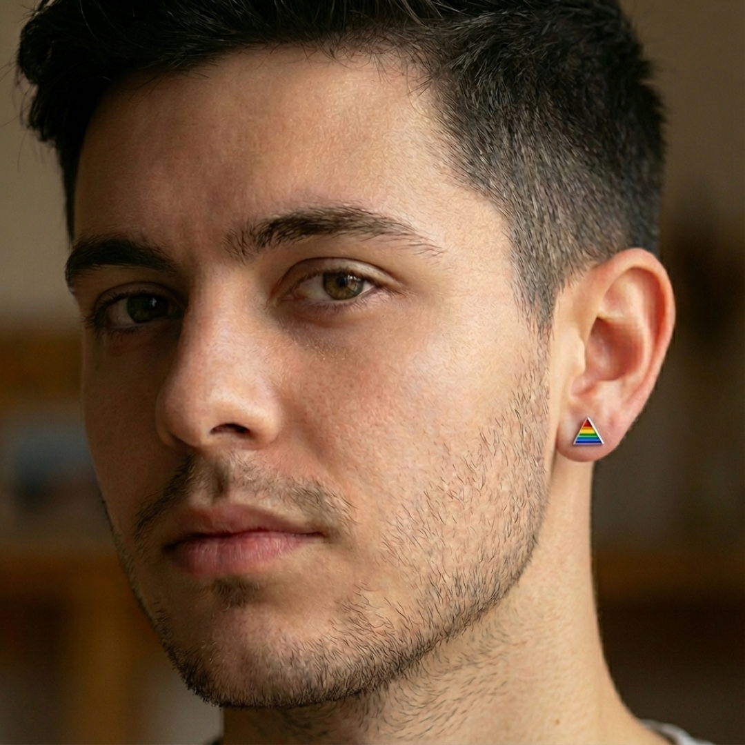 Identity Triangle Studs