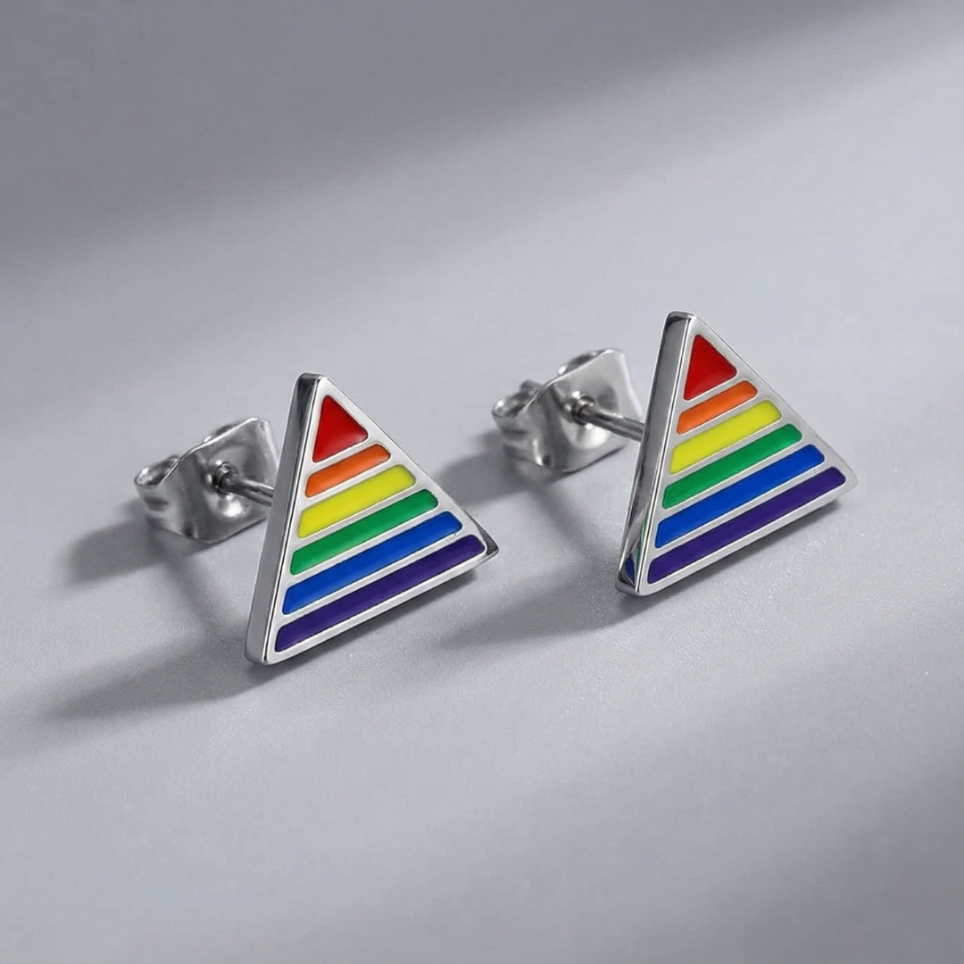Identity Triangle Studs