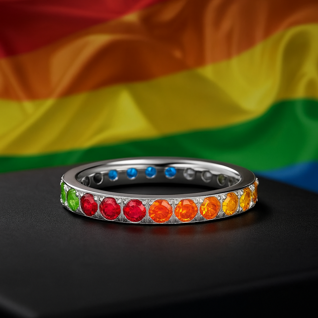 Jeweled Love Ring
