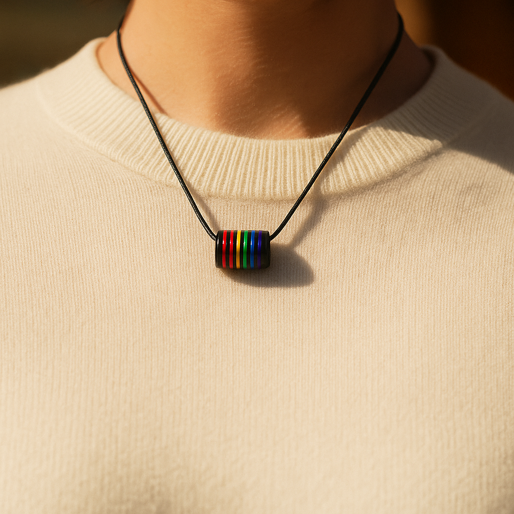 Rainbow Tunnel Necklace