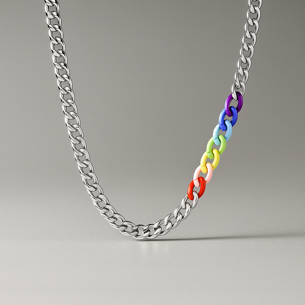 Pride Cuban Necklace