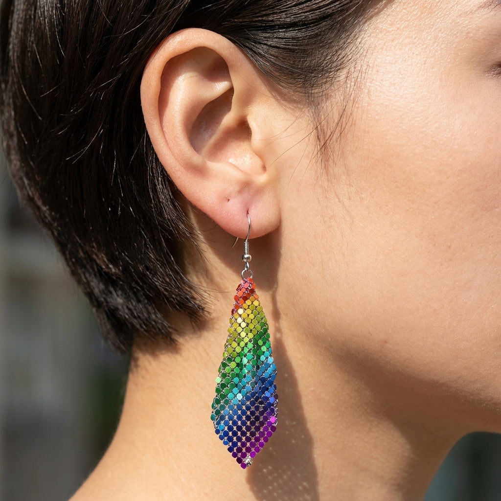 Rainbow Drape Earrings