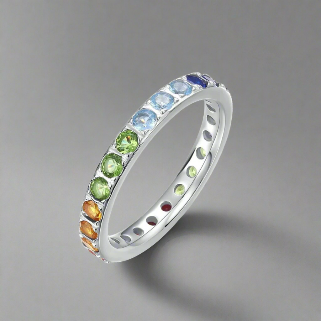 Jeweled Love Ring