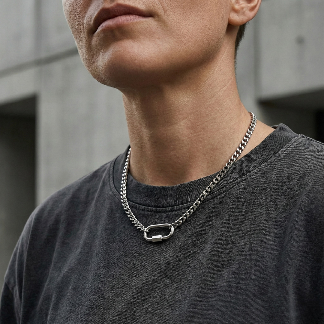 Carabiner Love Necklace