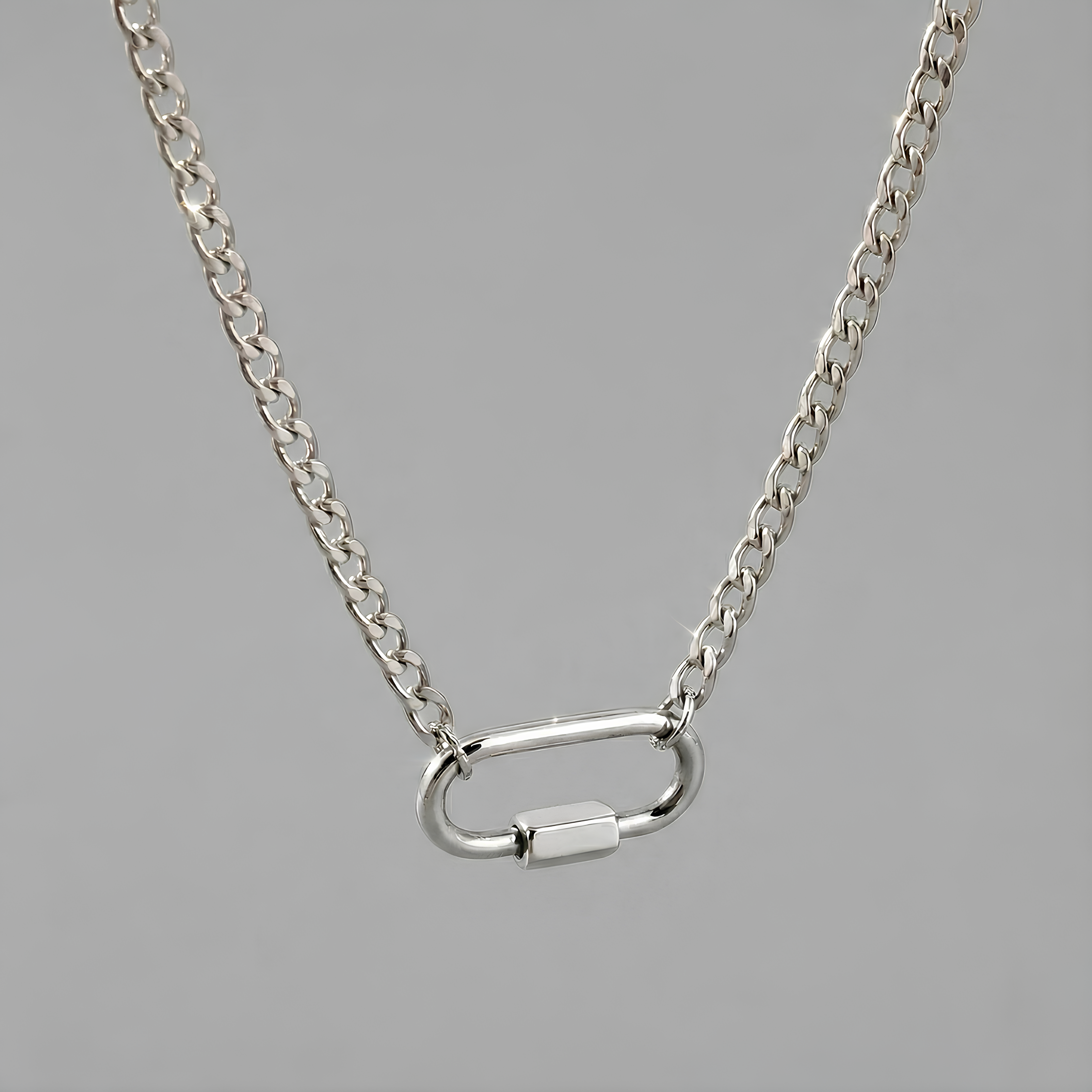Carabiner Love Necklace