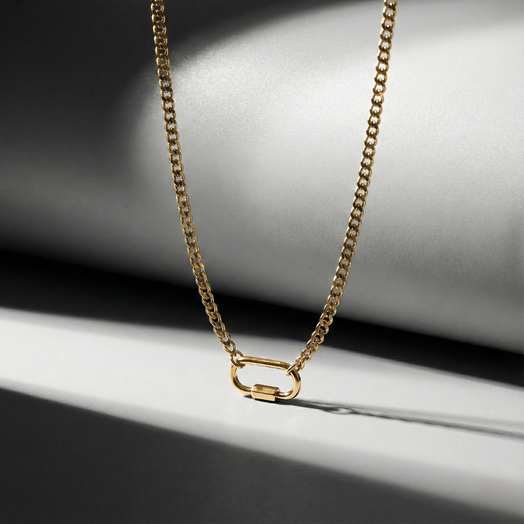 Carabiner Love Necklace