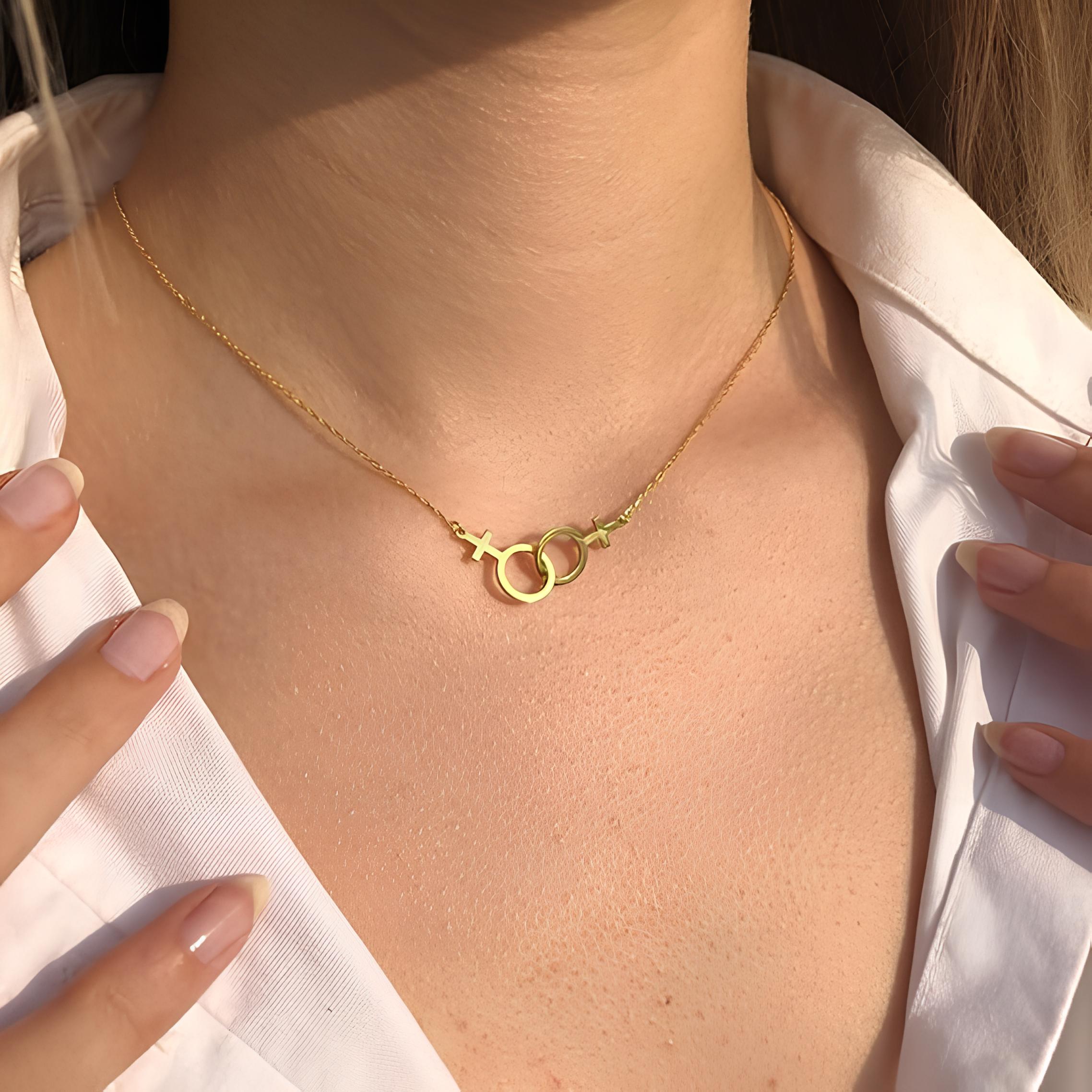 Lesbian Love Necklace