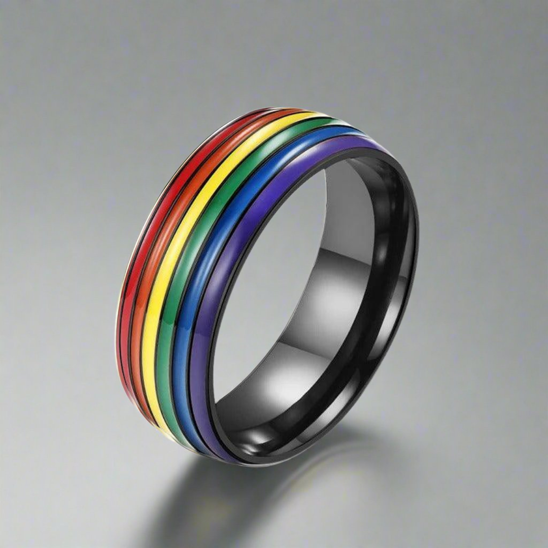 Titanium Rainbow Ring