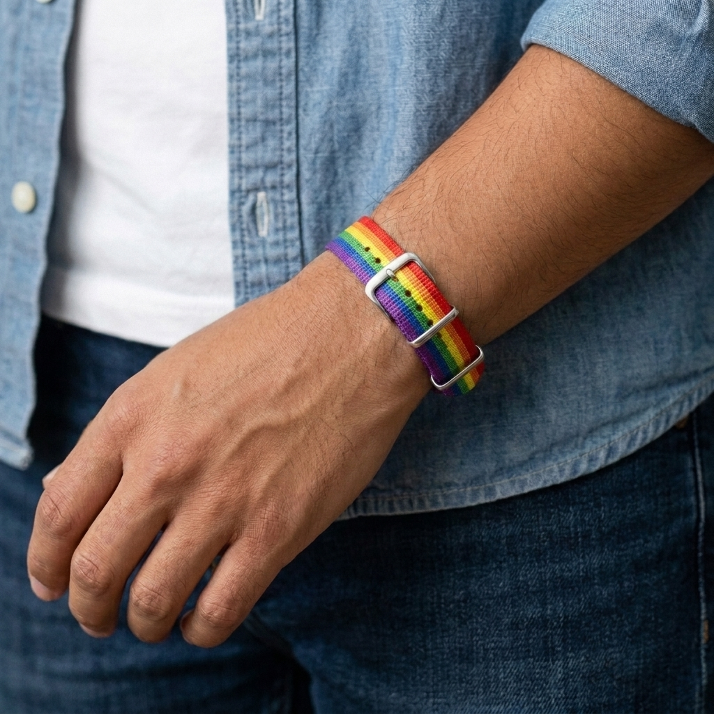 Rainbow Strap Bracelet
