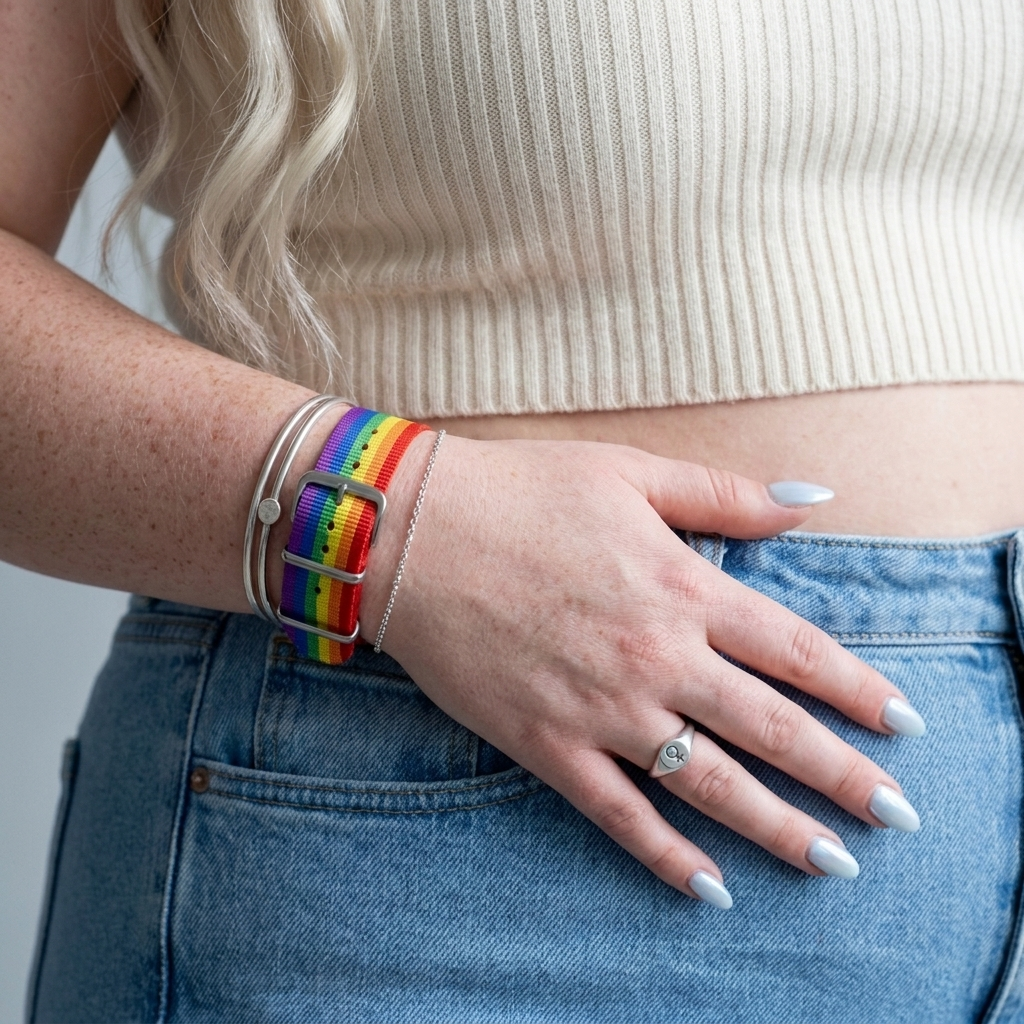 Rainbow Strap Bracelet