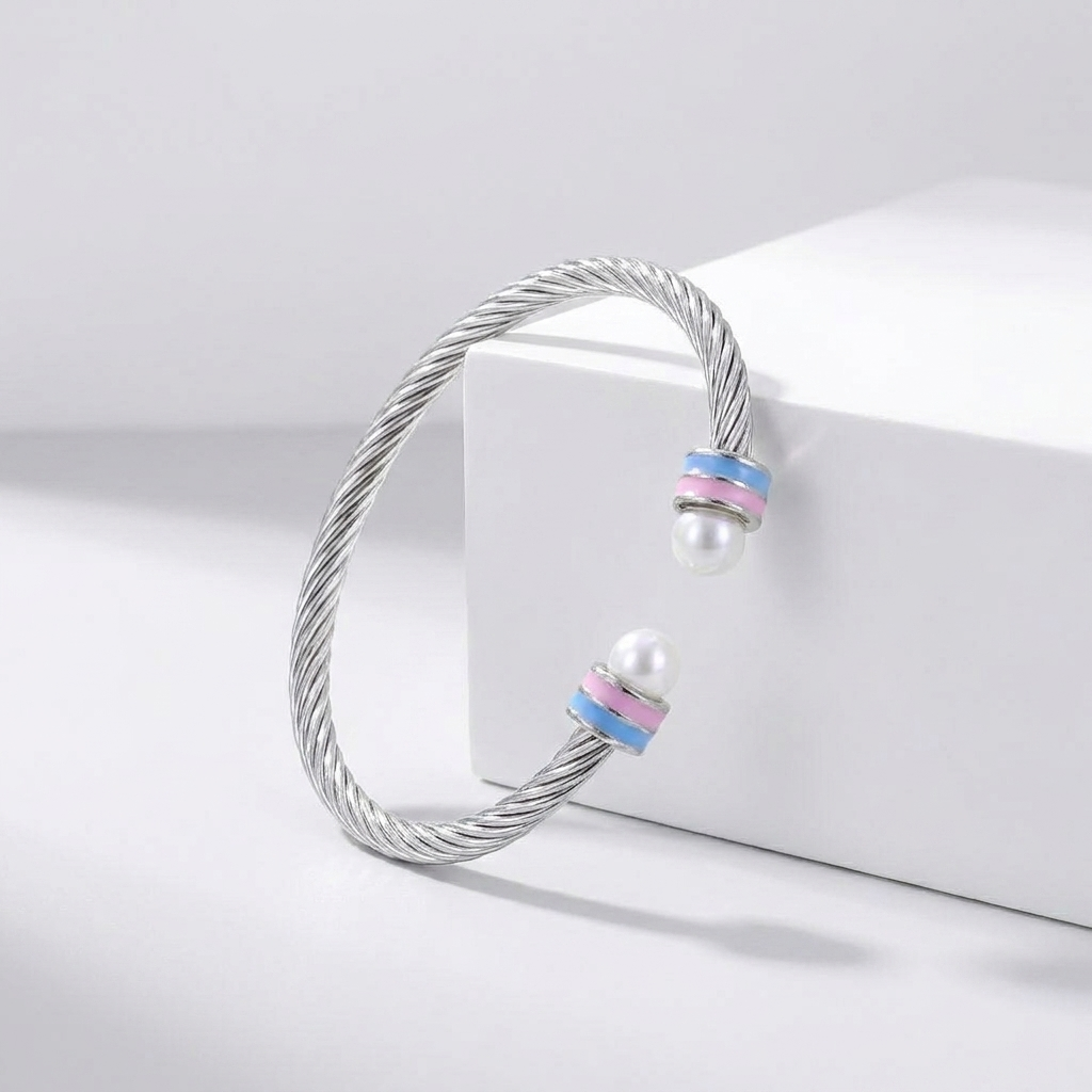 Trans Pearl Cuff