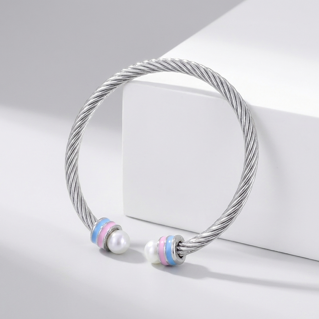 Trans Pearl Cuff