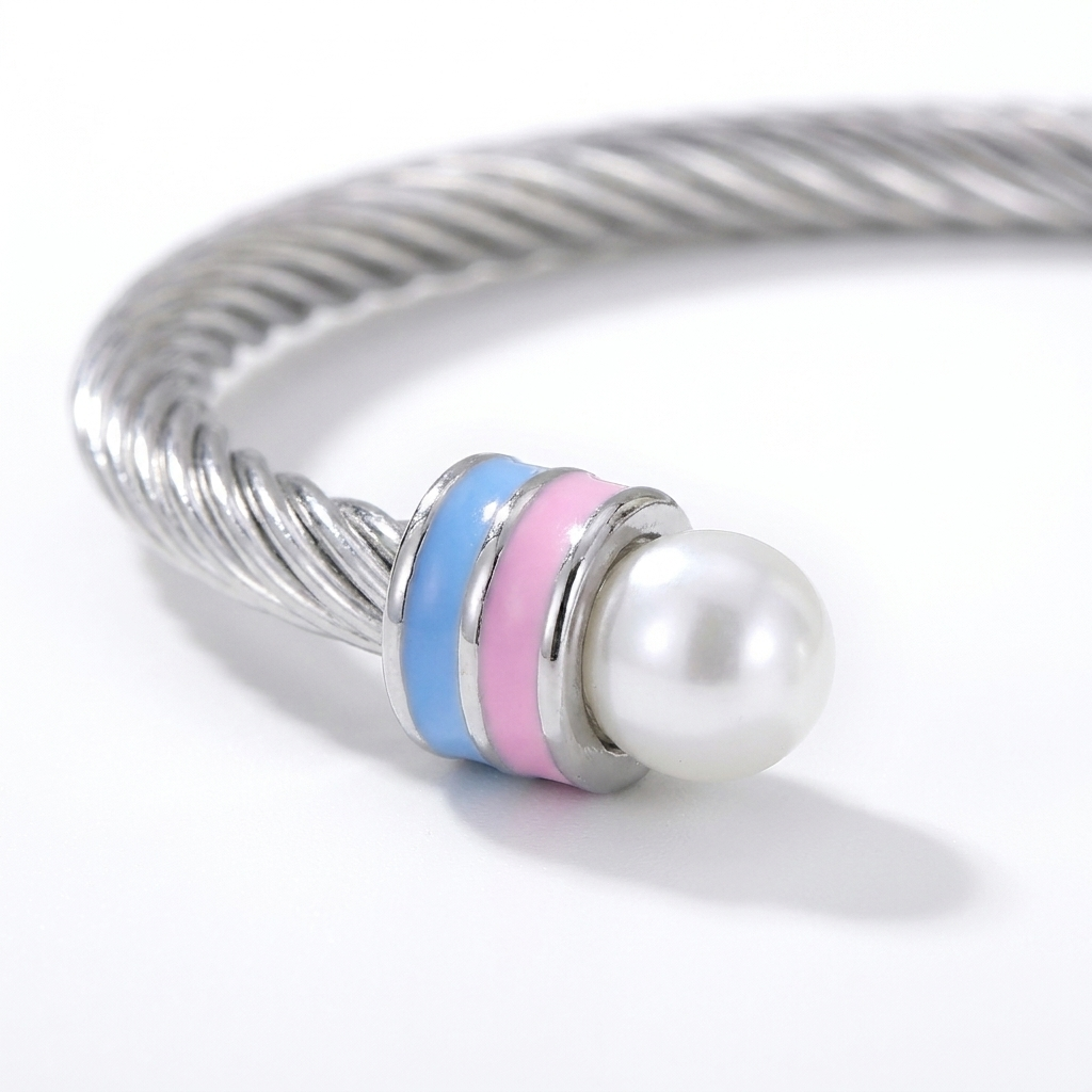 Trans Pearl Cuff