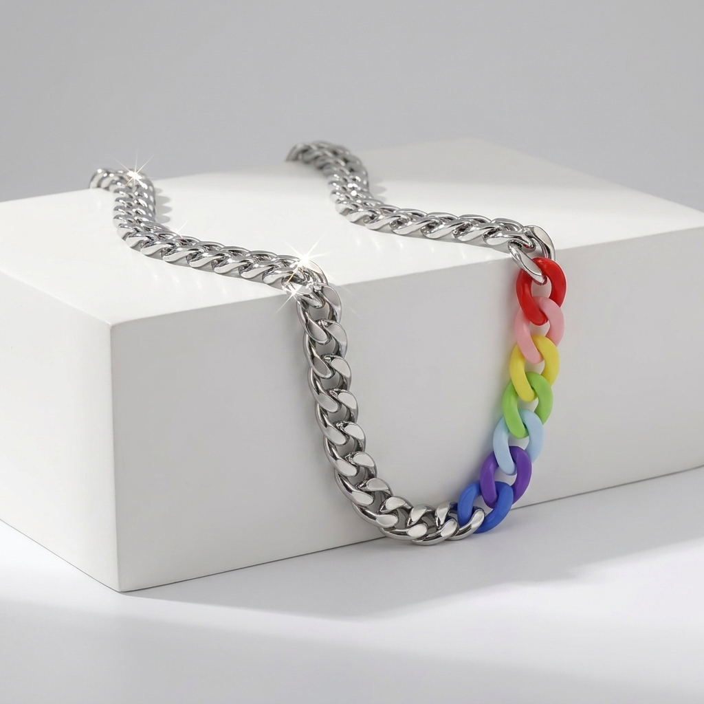 Pride Cuban Necklace