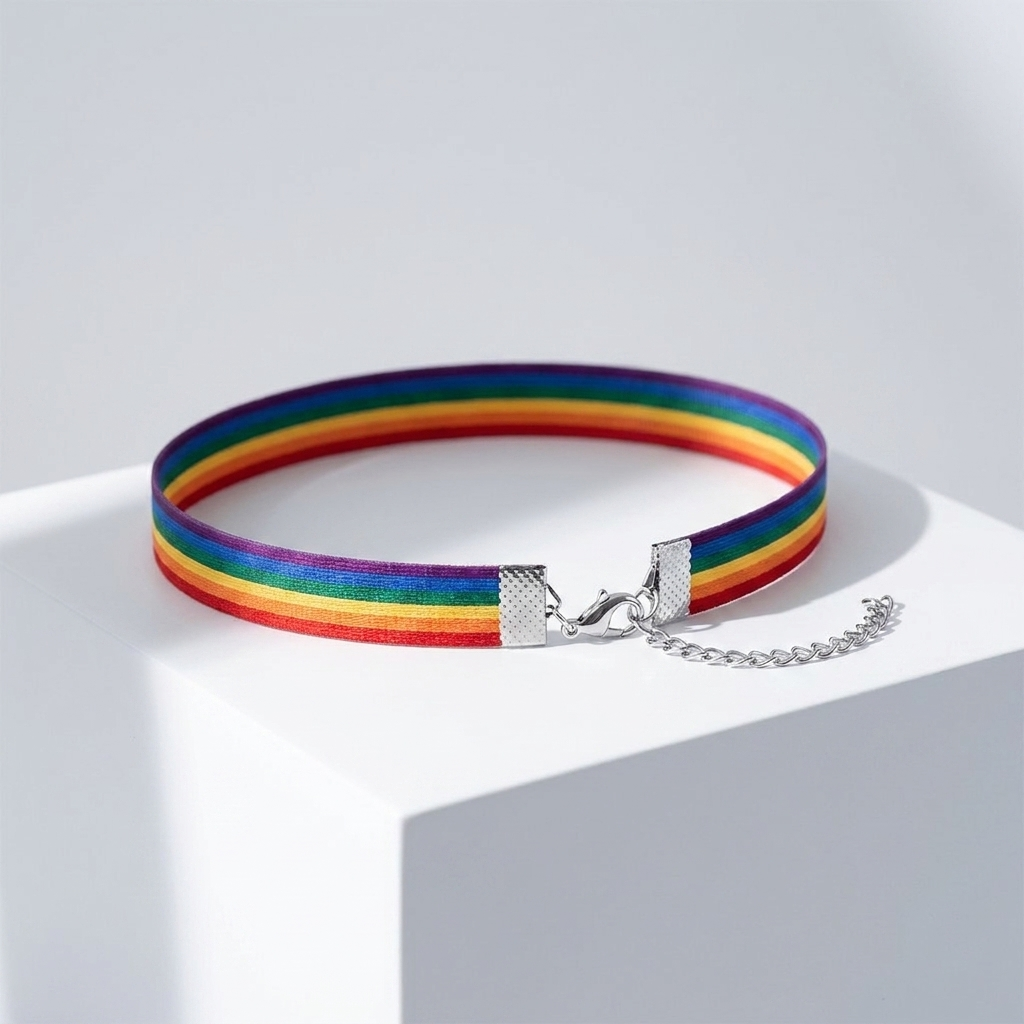 Rainbow Pride Choker