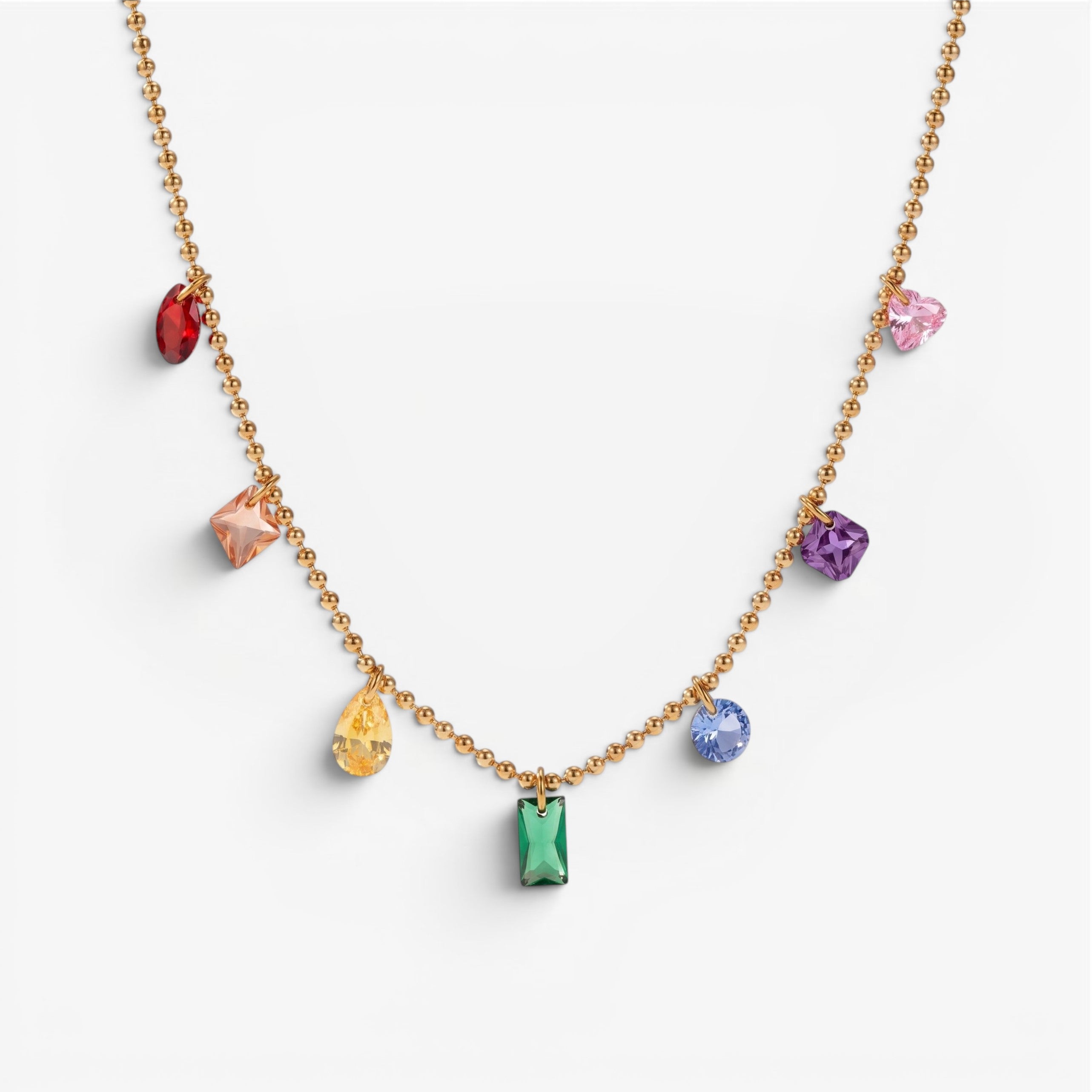 Rainbow Drip Necklace