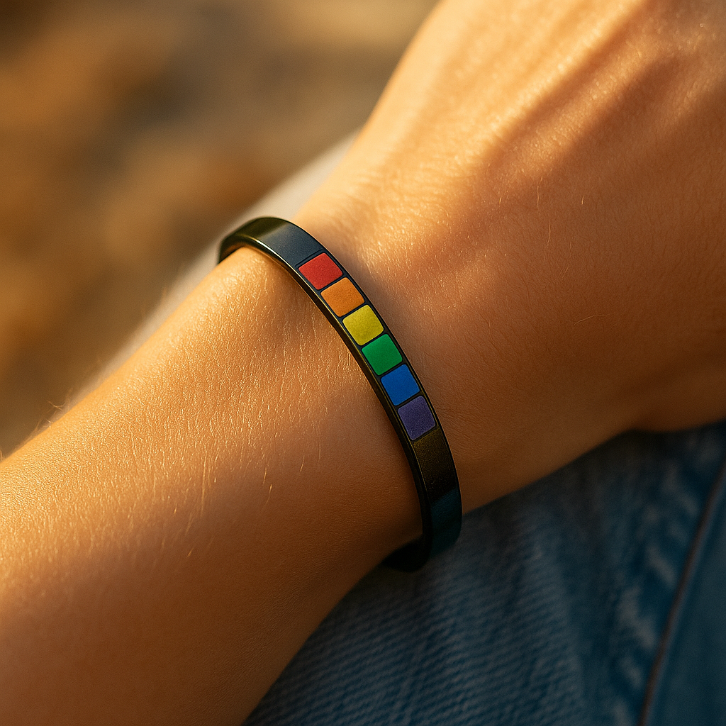 Rainbow Cuff Bracelet
