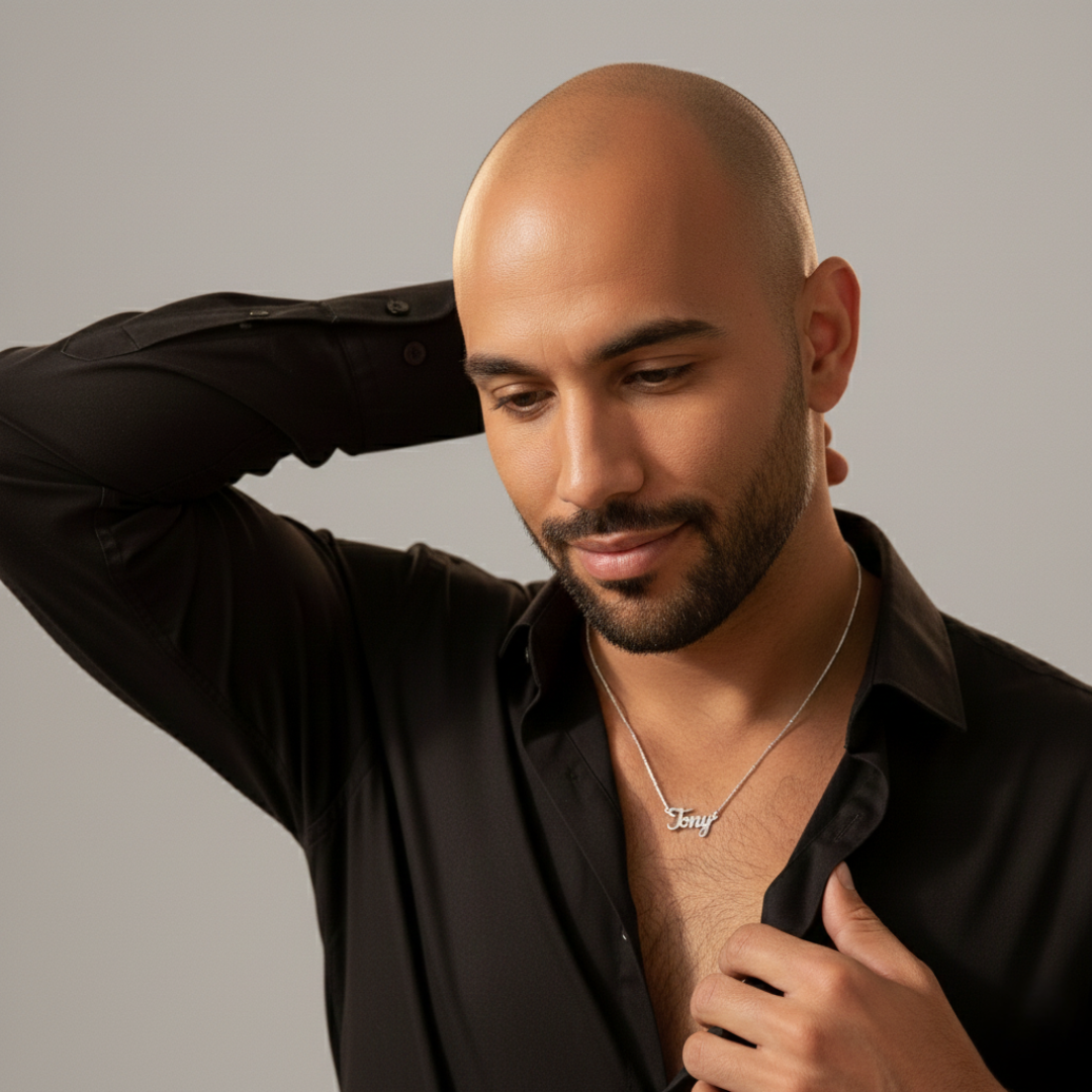 Flat Link Chain Personalised Necklace