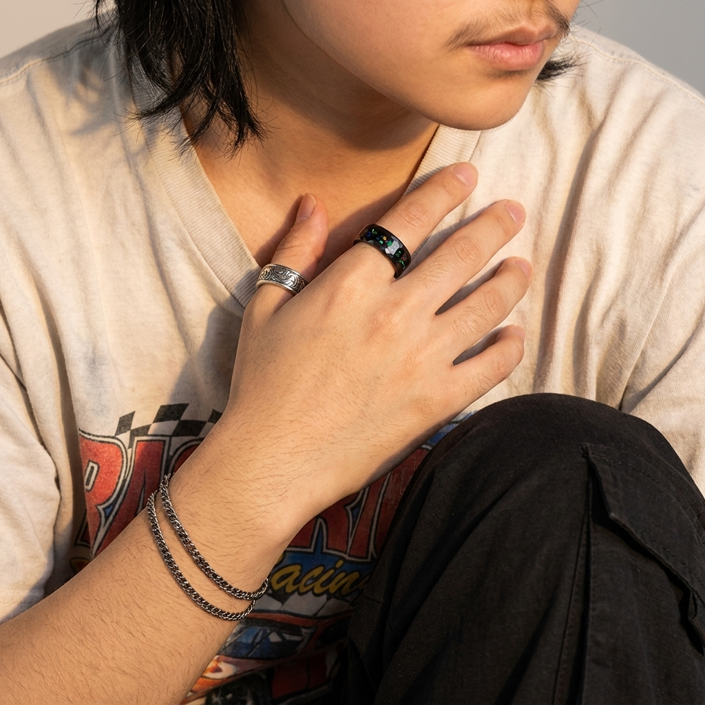 Galaxy Tungsten Ring