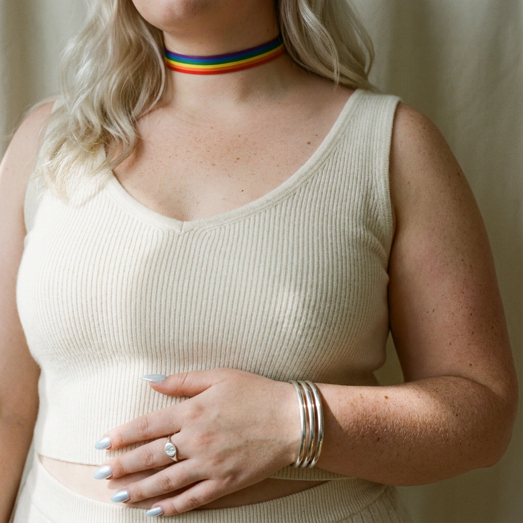 Rainbow Pride Choker