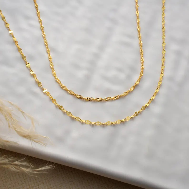 Singapore Chain Personalised Necklace