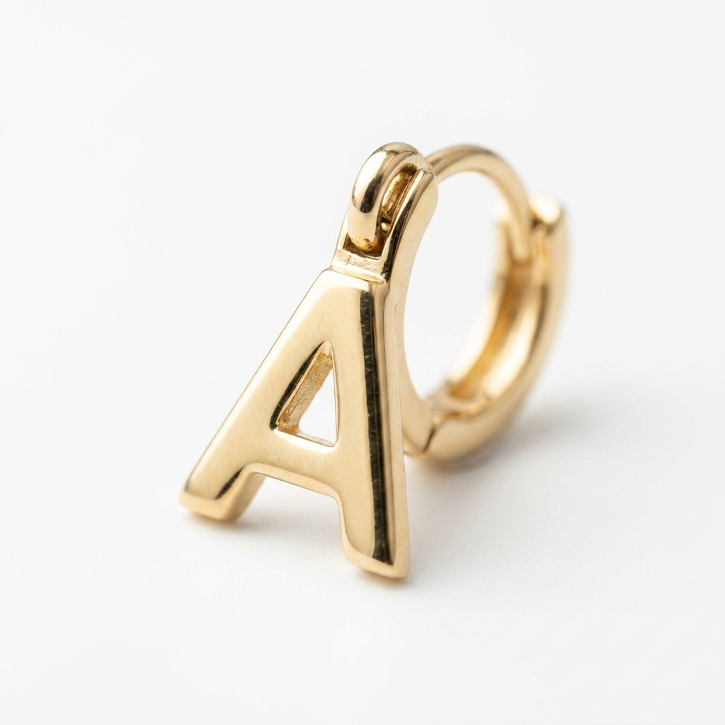 Initial Earrings