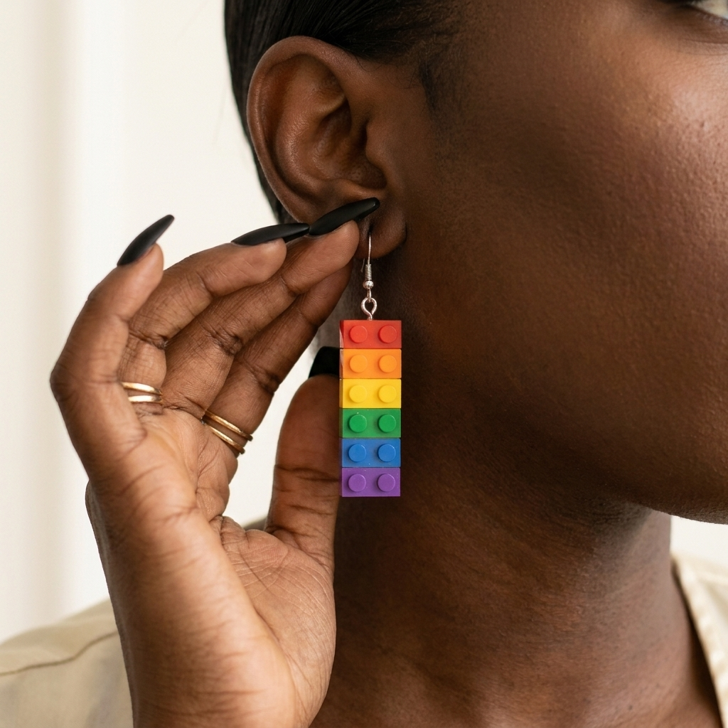 Lego Pride Earrings