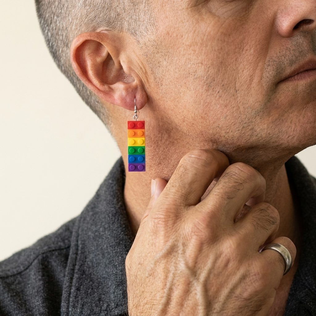 Lego Pride Earrings