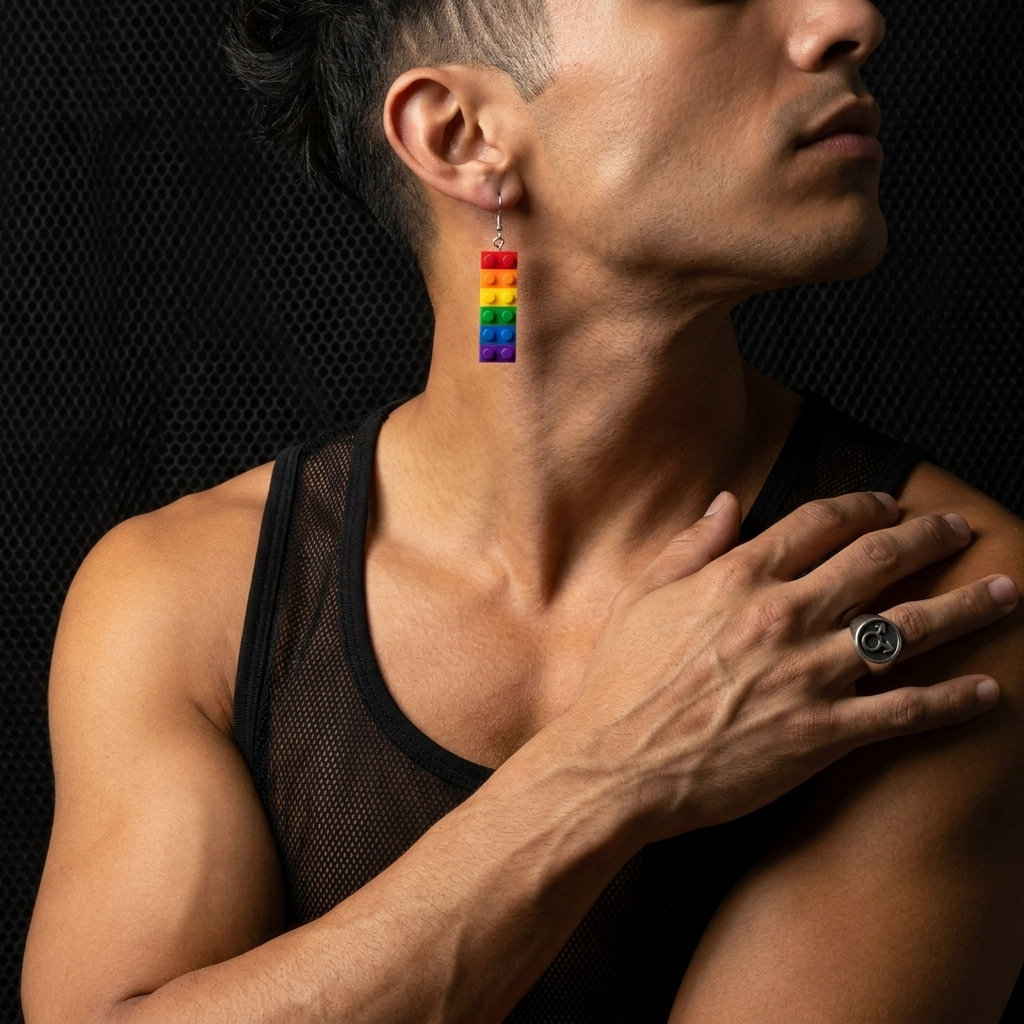 Lego Pride Earrings