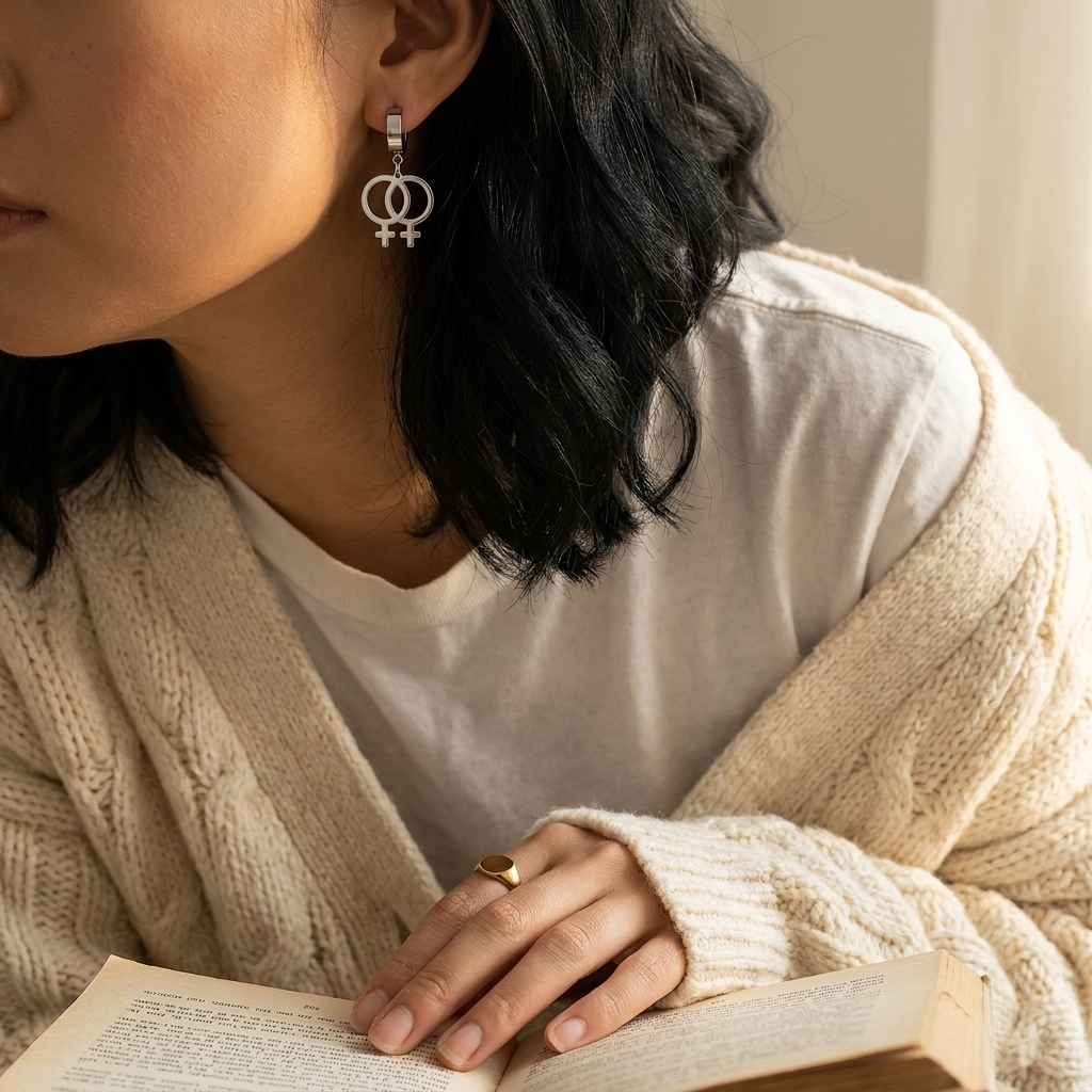 Lesbian Love Earrings