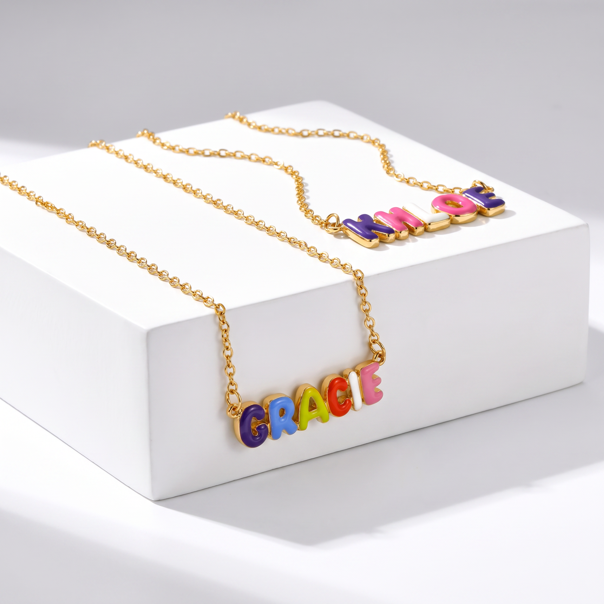 Linked Letters Necklace