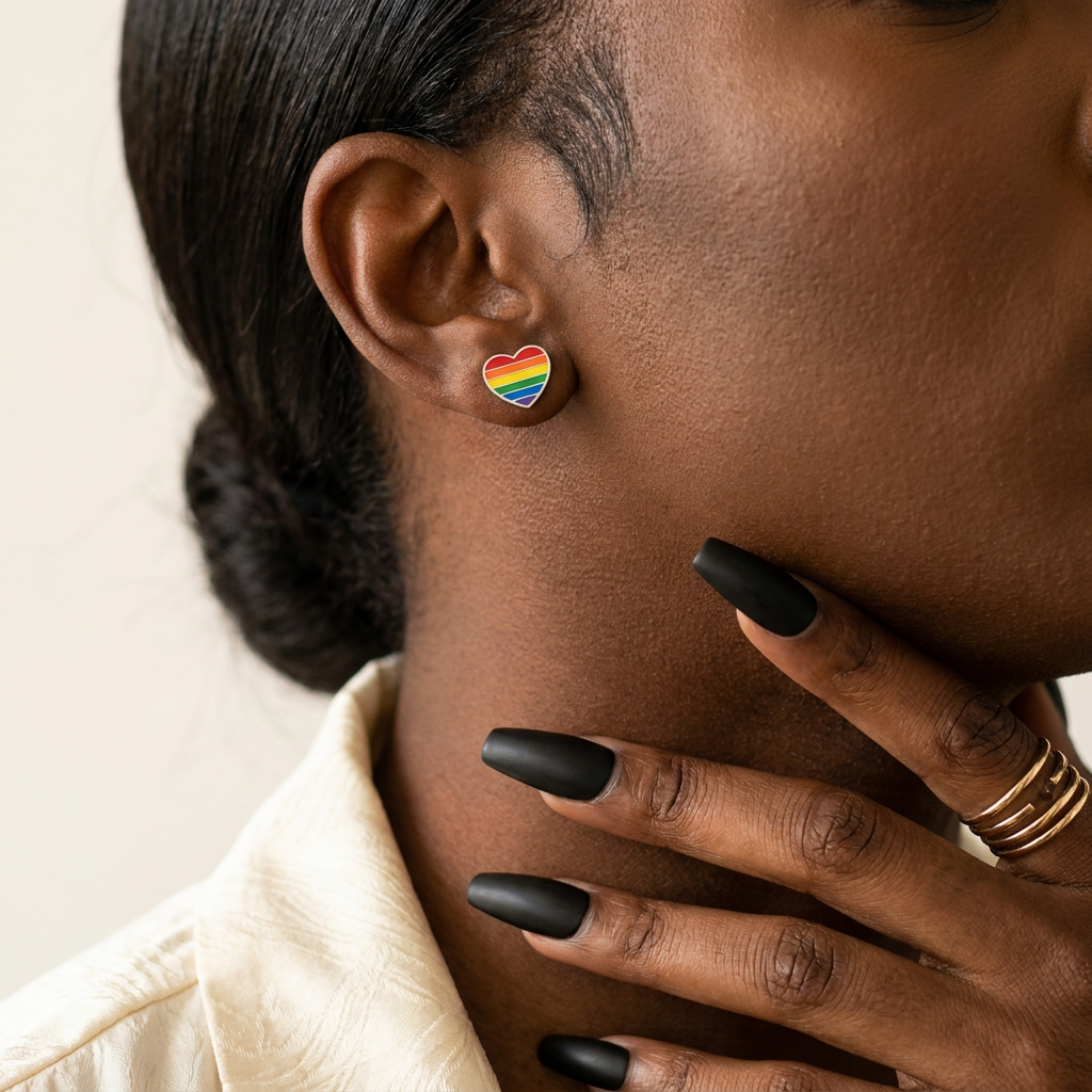 LoveLoud Heart Studs
