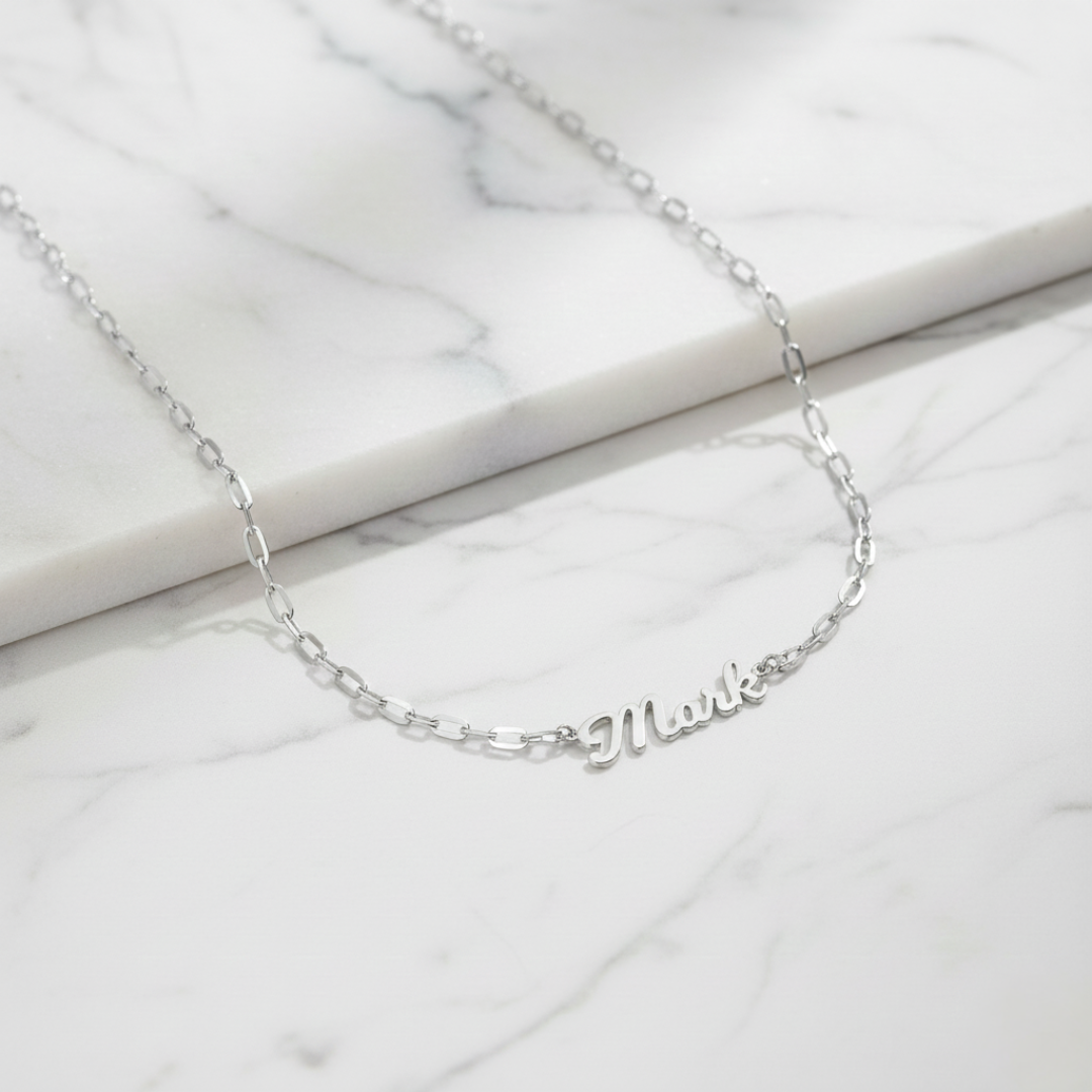 Ovaline Chain Personalised Necklace