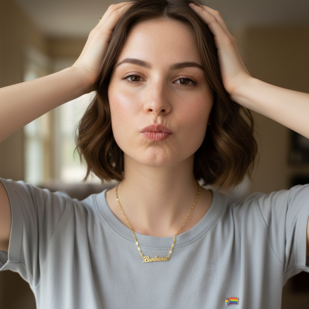 Ovaline Chain Personalised Necklace