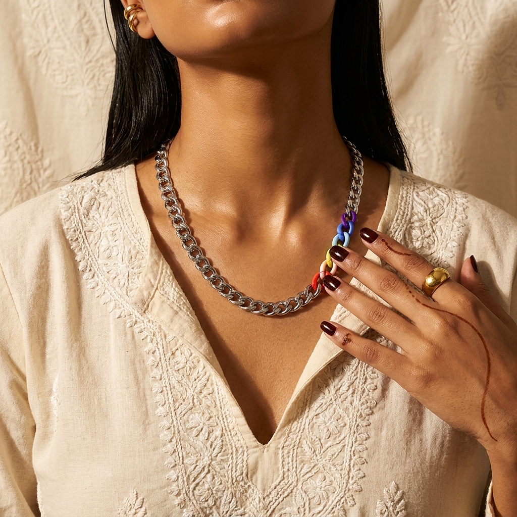 Pride Cuban Necklace