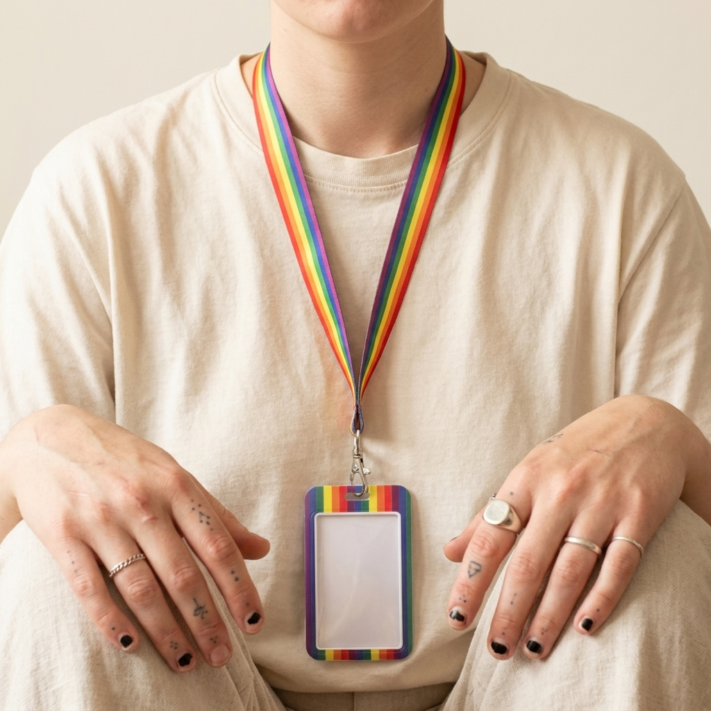 Pride Necklace ID Holder