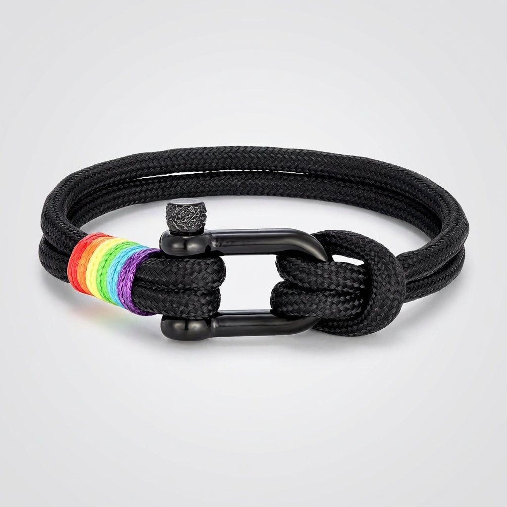 Rainbow Anchor Bracelet