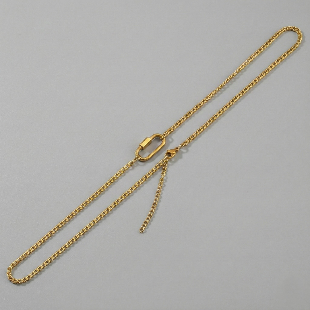 Carabiner Love Necklace