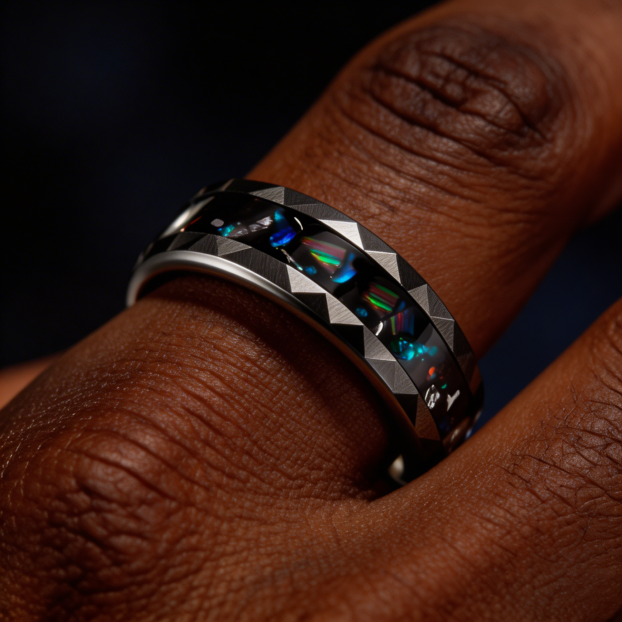 Galaxy Tungsten Ring