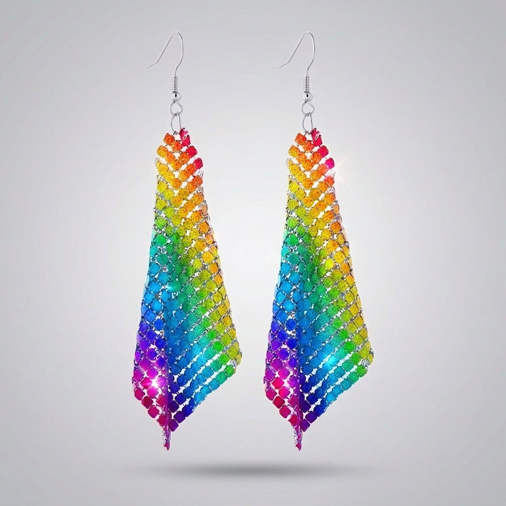 Rainbow Drape Earrings