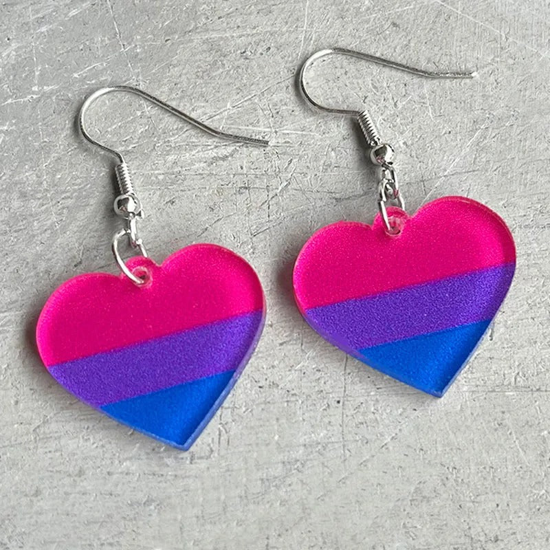 Bi Flag Earrings