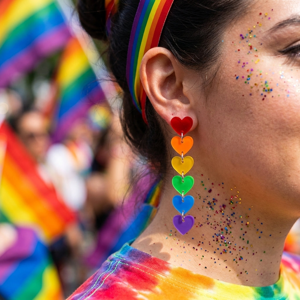 Rainbow Fall Earrings