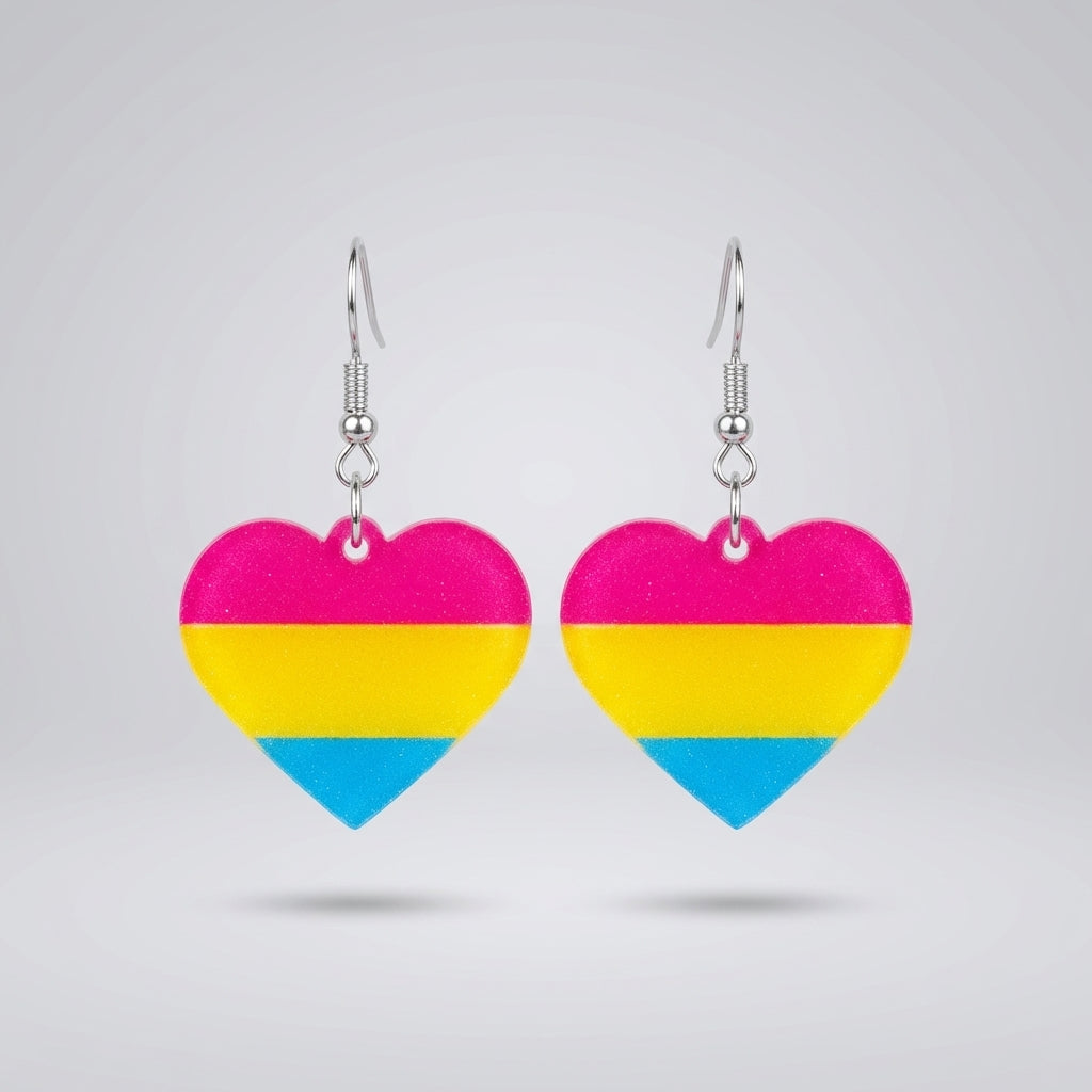 Pansexual Flag Earrings