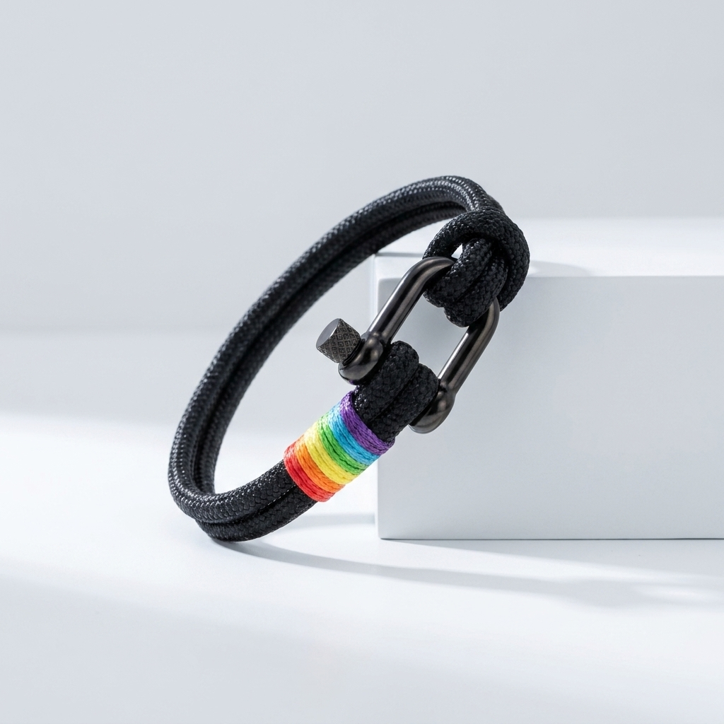 Rainbow Anchor Bracelet