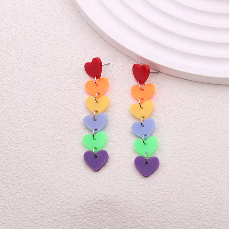 Rainbow Fall Earrings
