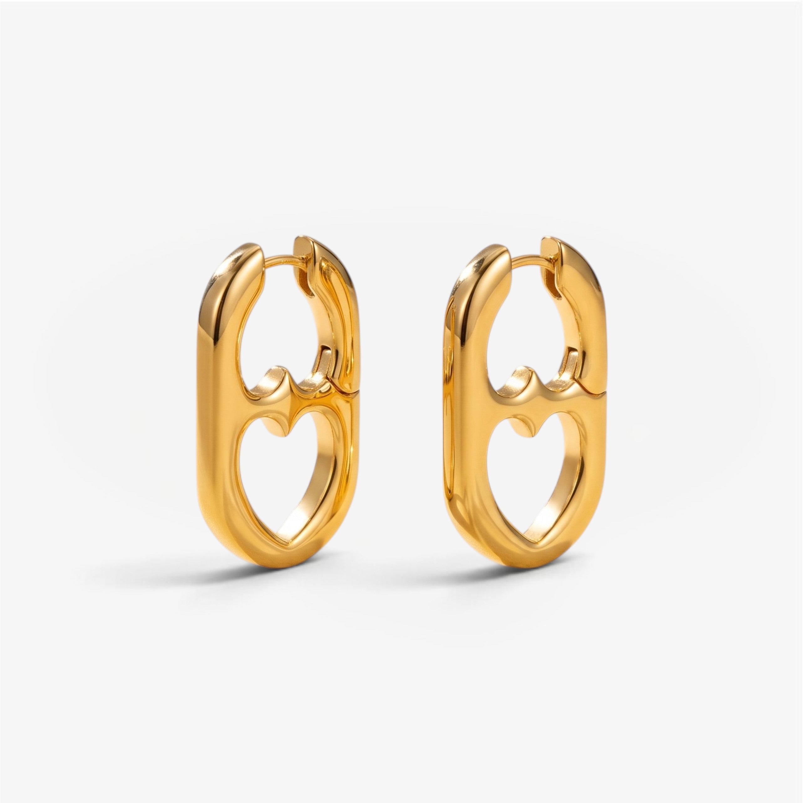 Bonded Hearts Hoops