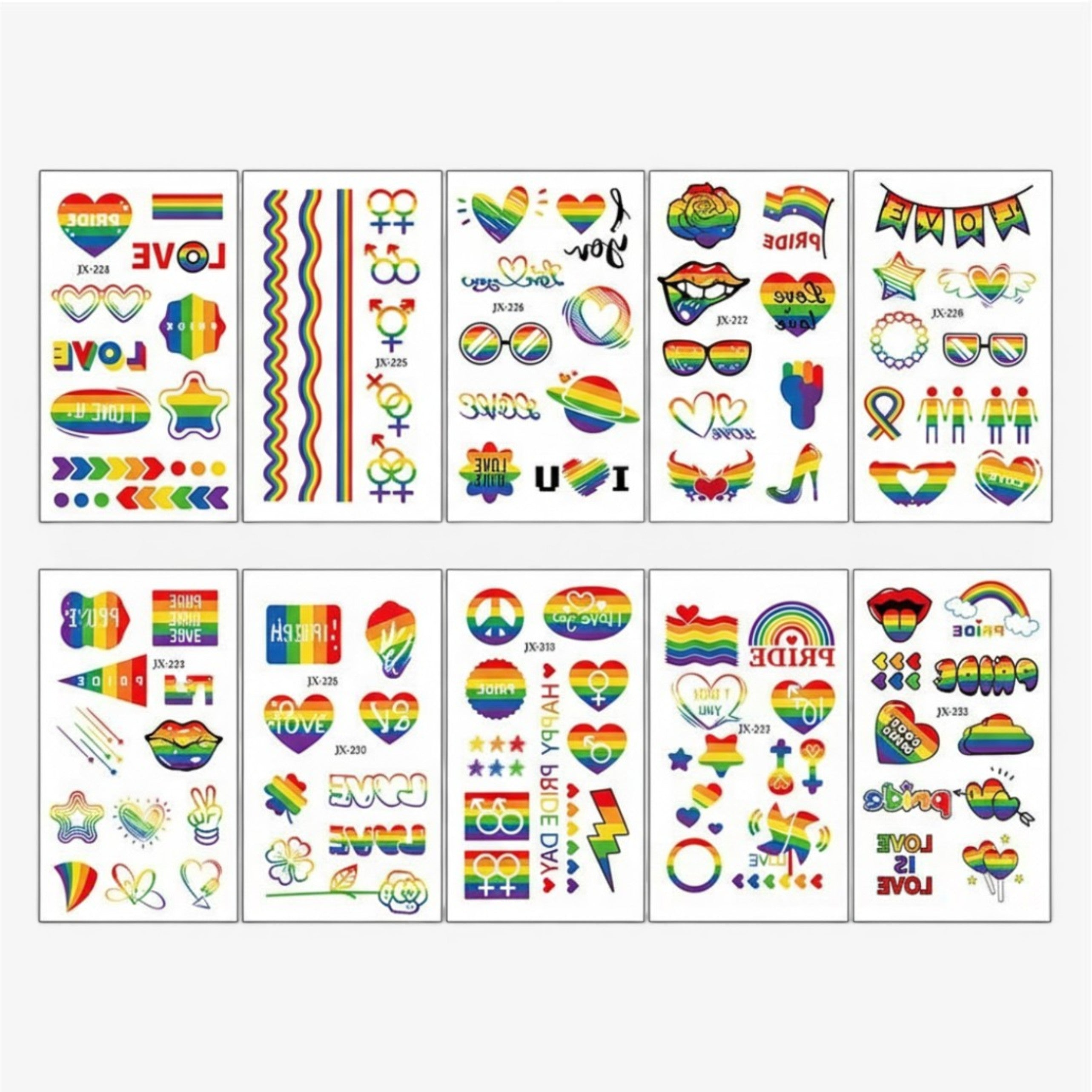 Temporary Tattoo Sticker Set
