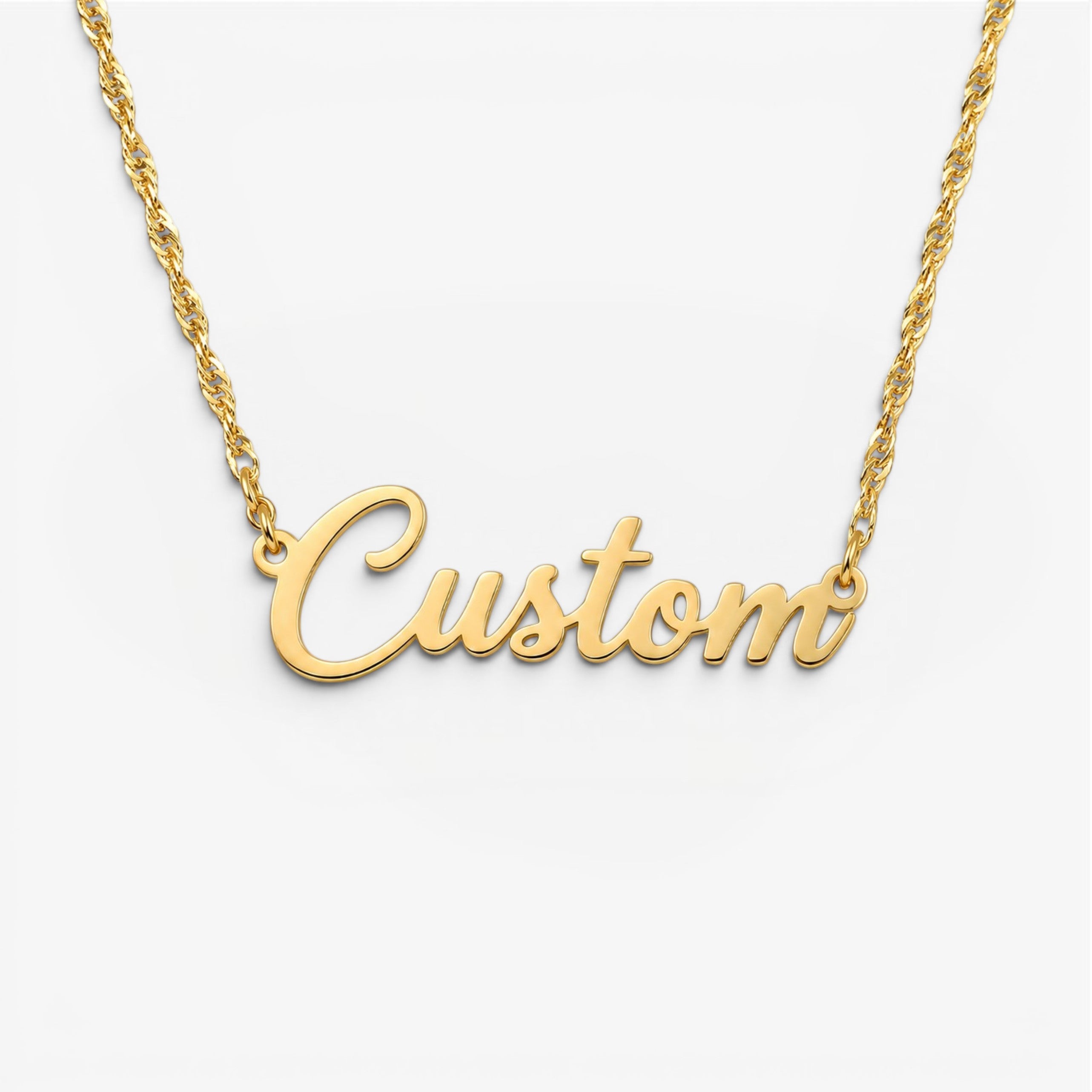 Singapore Chain Personalised Necklace