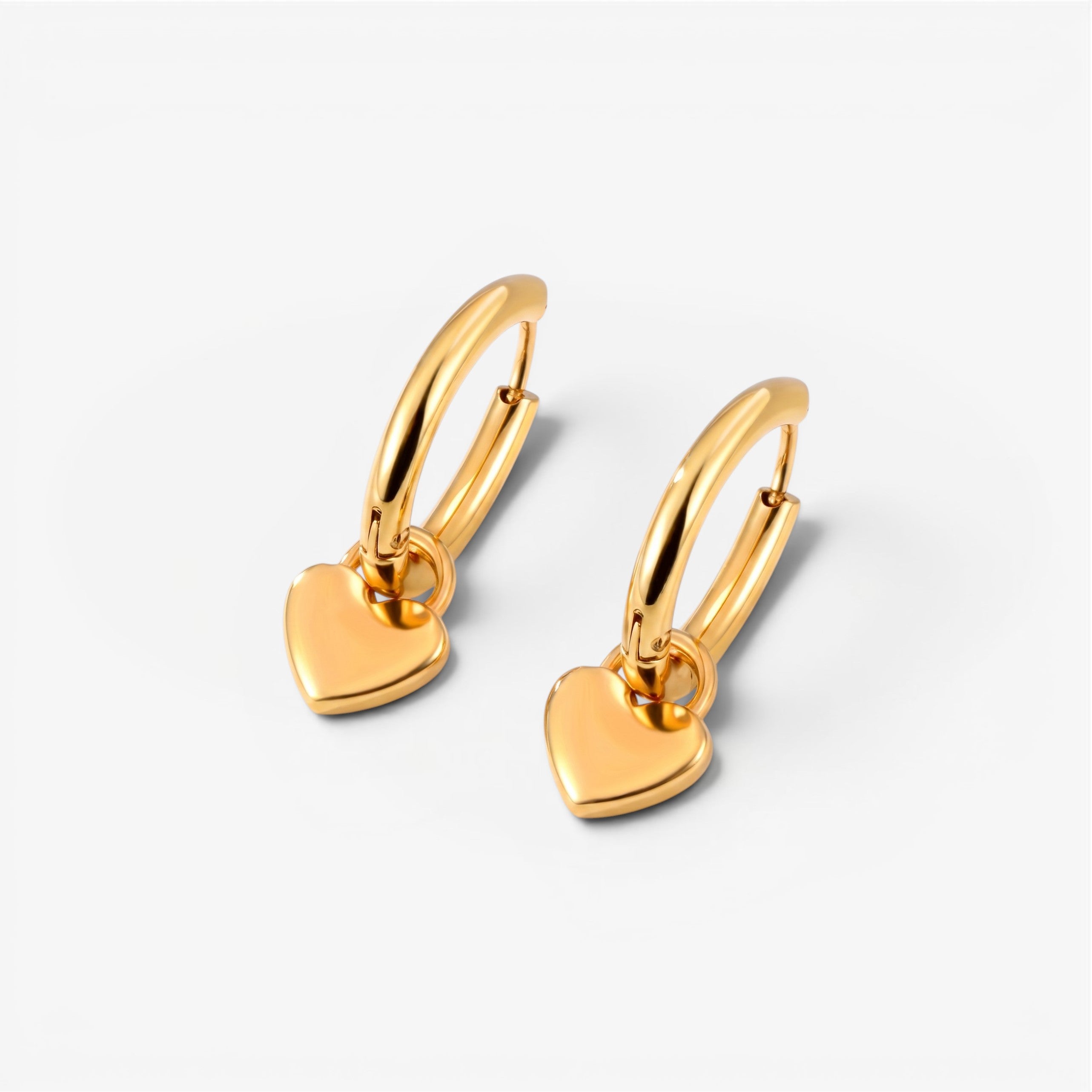Heart Drop Earrings