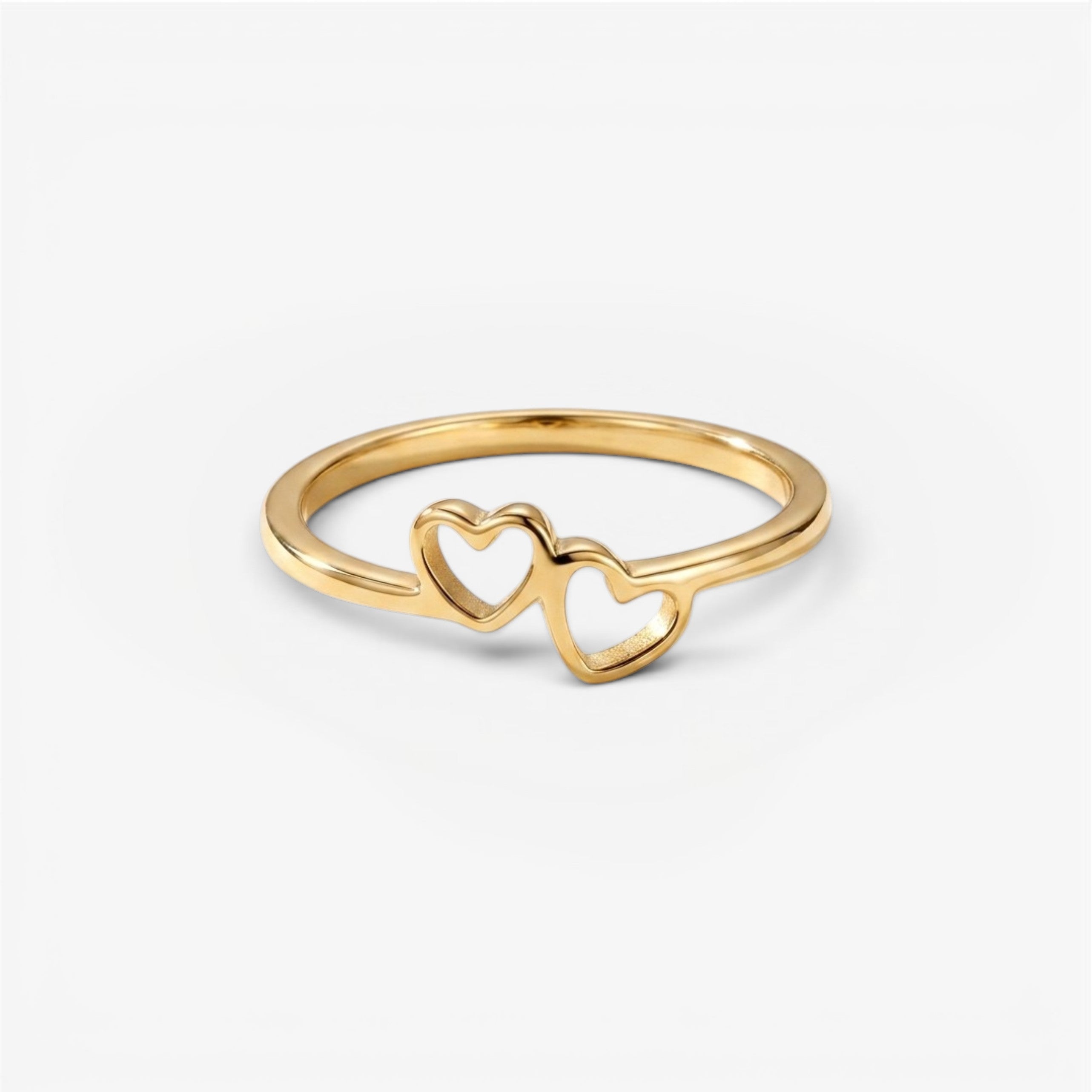 Twin Hearts Ring